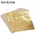 100 Hojas de Oro Imitación Teekia 14x14 cm para Manualidades - Del Mundo