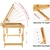 Mesa de Dibujo Ajustable Nnewvante de Bambú 60x35 cm Plegable - Del Mundo