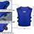 Chaleco Refrigerante Unisex Azul con 20 Paquetes de Hielo - Del Mundo
