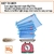 Bolsa de Malla con Cremallera Pendancy 5pcs Nylon Azul A4 A5 A6 - Del Mundo