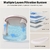 Fuente de Agua Inalámbrica Sharper Image 2L para Gatos - Del Mundo