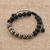 Pulsera Ajustable Mystiqs de Lava y Pirita para Aromaterapia - Del Mundo