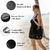 Bolsa de Playa de Malla Tavaleu Negra Impermeable 35x16.5x38.6cm - Del Mundo