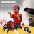 Araña RC Realista Sumsync con Luz LED y Música - Roja - Del Mundo