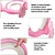 Asiento de Entrenamiento para Baño XKMT Rosa con Escalera - Del Mundo