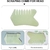 Peine de Masaje de Jade Healifty 8.89cm - Gua Sha Cuero Cabelludo - Del Mundo
