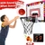 AOKESI Mini Hoop Baloncesto LED Rojo 25.4 cm Plegable - Del Mundo