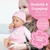 Muñeca de Bebé Suave Adora Sweet Baby 27.94 cm Rosa/Blanco - Del Mundo