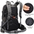 Mochila de Senderismo 40L Impermeable Unisex con Funda - Del Mundo