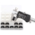 Hilo de Bobina Preenrollado Simthread 25pcs 60WT Blanco y Negro - Del Mundo