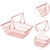Mini cesta de compras Gadpiparty rosa 23.5x16x9 cm para niños - Del Mundo