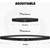 Correas para Equipaje Youteer 2 Pcs Ajustables 188cm Nylon Negro - Del Mundo