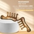 Peine de Masaje Gua Sha OULIGET de Madera Natural 10x5cm - Del Mundo