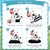 Centros de Mesa de Panal de Vaca 9 Pcs ZCPTZ Decoración Fiesta - Del Mundo