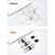 Sujetadores de Cables Autoadhesivos CableCreation 5PCS Nylon Negro - Del Mundo