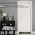 Freno de Corrientes de Aire Buracoli 82.55 cm Gris Decorativo - Del Mundo