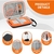 Funda YUSSOT para Disco Duro LaCie Rugged Mini Naranja - Del Mundo