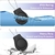 Funda Impermeable Meliya para AirTag - 2 Pack Negro - Del Mundo