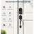 Cerradura Inteligente Veise VE06-H, Control por App, Negro - Del Mundo