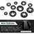 Keadic 325 Pcs Arandelas de Estrella Acero 65Mn M2 M2.5 M3 M4 M5 - Del Mundo