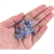 Mini Chupetes Acrílicos Super Z Outlet 144 Piezas Azul - Del Mundo