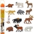 Safari Ltd. Conjunto TOOB Animales Europa, Asia y América - 29 Figuras - Del Mundo