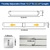 Barras de Refrigerador RV Adevar, Paquete de 4 Ajustables 31-56.5 cm - Del Mundo