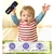Mordedor para Bebés Ollie Baby Co. Control Remoto Silicona BPA Negro - Del Mundo