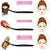 Juego de Brochas de Maquillaje Yoseng 10 Pcs Ovaladas - Del Mundo