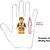 LEGO Minecraft Caballero con Cofre y Yunque 4.3cm - Del Mundo