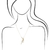 Collar de Trompeta de Cristal Spinningdaisy Oro 40.6 cm - Del Mundo