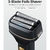 Recortadora de Barba GLAKER JM-700UU-6 5 en 1 USB-C - Del Mundo