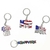 Conjunto de llaveros metálicos 12 piezas NYC souvenirs - Del Mundo