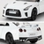 Coche GTR R35 BDTCTK Escala 1/36 Retroceso Blanco - Del Mundo