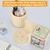 Organizador de Escritorio LETURE Rotativo con 2 Cajones Crema - Del Mundo