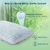 Juego de 2 almohadas viscoelásticas Sylvaris Queen hipoalergénicas - Del Mundo