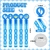 Varitas de Burbujas Azules Eyourlife - 50 Pcs DIY Baby Shower - tienda online