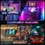 Cartel LED Programable Hirealou 12x27 cm RGB Doble Línea - tienda online