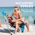 Silla de Playa Plegable AKSOUL Alta Respaldo Azul 136 kg - tienda online