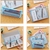 Bolsa de Malla con Cremallera Pendancy 5pcs Nylon Azul A4 A5 A6 - tienda online