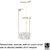 Soporte de Joyería Umbra Tesora con Base de Vidrio 42cm - tienda online