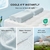 Cojín Cervical Bedsure Enfriador Espuma de Memoria Reina Azul - tienda online