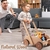 Andador de Madera 2 en 1 Natural con Asiento Ajustable - tienda online