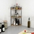 Organizador de Baño Esquinero Dorhors 3 Niveles Madera Rústica - tienda online