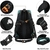 Mochila de senderismo BOVIP 40L impermeable unisex verde - tienda online