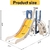 Tobogán 6 en 1 Baotree para Niños Pequeños Azul Amarillo - tienda online
