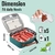 Caja de Almuerzo Genteen Verde Lago 5L Aislada Reutilizable - tienda online