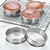 16 Anillos de Muffin Crumpet Acero Inoxidable 3.15 y 4" - tienda online