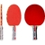 Paleta de Tenis de Mesa Franklin Sports - Rendimiento - Rojo/Gris - tienda online