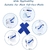 Fundas Reutilizables para Correas de Máscara NATAKU Azul 4 Pzas - tienda online